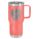 Polar Camel 20 oz. Coral Vacuum Insulated Travel Mug with Slider Lid