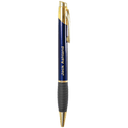Blue Brass Gloss Ballpoint Pen with Gripper