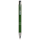Green with Silver Trim Laserable Pen