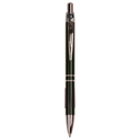 Black with Silver Trim Laserable Pen with Gripper