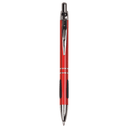 Red with Silver Trim Laserable Pen with Gripper