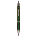 Green with Silver Trim Laserable Pen with Gripper