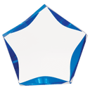 Clear/Blue 6"/ Luminary Star Acrylic
