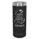 Black Polar Camel 22 oz. Skinny Tumbler with Slider Lid