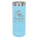 Light Blue Polar Camel 22 oz. Skinny Tumbler with Slider Lid
