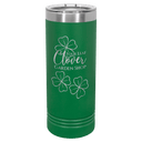 Green Polar Camel 22 oz. Skinny Tumbler with Slider Lid