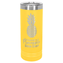 Yellow Polar Camel 22 oz. Skinny Tumbler with Slider Lid