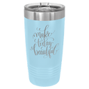 Light Blue Polar Camel 20 oz. Ringneck Tumbler with Slider Lid