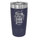 Navy Blue Polar Camel 20 oz. Tumbler with Slider Lid