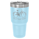 Light Blue Polar Camel 30 oz. Ringneck Tumbler with Slider Lid