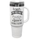White/Ghost Black Polar Camel 40 oz. Travel Mug with Handle & Straw
