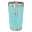 Teal Polar Camel 16 oz. Pint with Slider Lid