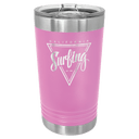 Light Purple Polar Camel 16 oz. Pint with Slider Lid