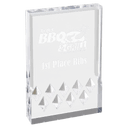 Silver 6" x 8" Diamond Mirage Acrylic