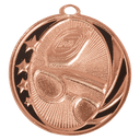 Bright Bronze 2" Swimming Laserable MidNite Star Medal