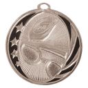 Bright Silver 2" Swimming Laserable MidNite Star Medal