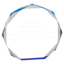 Blue 5" Octagon Acrylic Award