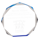 Blue 7" Octagon Acrylic Award