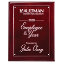 Rosewood 7x9 High Gloss Plaque with Acrylic Engraving Plate