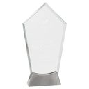 9 1/4" Peak Platinum Glass with Full Metal Base