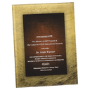 Gold/Burgundy 8 3/4" x 11 3/4"/ Acrylic Art Plaque with Easel/Hanger