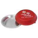 Red 9" Aluminum Pie Pan with Lid