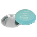 Teal 9" Aluminum Pie Pan with Lid