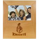 Genuine Red Alder 4"x 6" Picture Frame with 4 1/2" x 8" Engraving Area