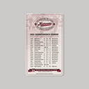 Maroons 1926 Schedule Magnet