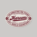 Maroons Anniversary Sticker