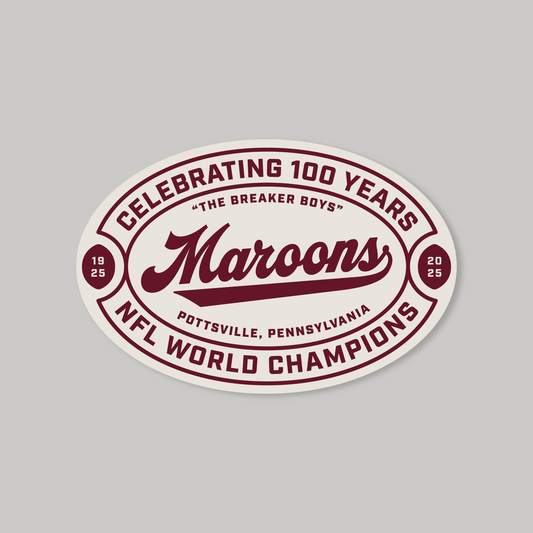Maroons Anniversary Sticker