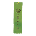 Participant Green Carded Ribbon with String