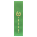Green Participant Pinked Top Ribbon