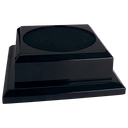 8" x 8" Black Royal Piano Finish Pedestal Base