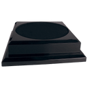 11" x 11" Black Royal Piano Finish Pedestal Base