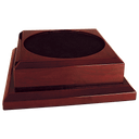9" x 9" Rosewood Royal Piano Finish Pedestal Base