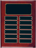 12 Plate Rosewood Piano Finish Completed Perpetual Plaque