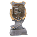 6" Basketball Shield Award