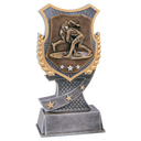 6" Wrestling Shield Award