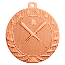 Bright Bronze 2" Baseball/Softball Starbrite Medal