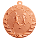 Bright Bronze 2" Cross Country Starbrite Medal