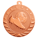 Bright Bronze 2" Soccer Starbrite Medal