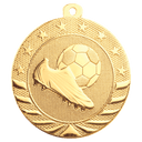 Bright Gold 2" Soccer Starbrite Medal