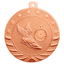 Bright Bronze 2" Track Starbrite Medal
