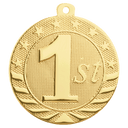 2" Bright Gold 1st Place Starbrite Medal