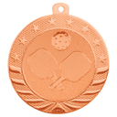 Bright Bronze 2" Pickleball Starbrite Medal