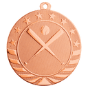 Bright Bronze 2 3/4" Baseball/Softball Starbrite Medal