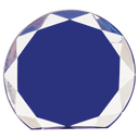 Blue 5 1/2" Sunburst Acrylic