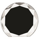 Black 7 1/4" Sunburst Acrylic