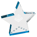 Blue 6" Star Performer Acrylic